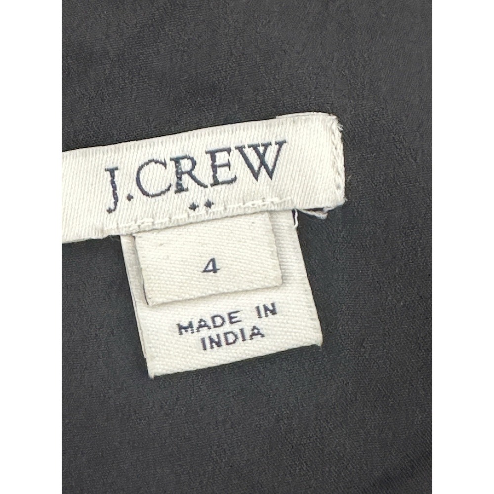 J.Crew Factory Black Lace Mini Shift Dress Women's Sz: 4 - Picture 4 of 5